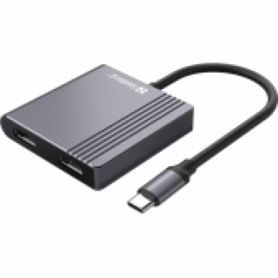 Sandberg USB-C Dock, dokovací stanice 2xHDMI, USB-A 3.0, ...