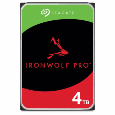 SEAGATE HDD 4TB IRONWOLF PRO (NAS), 3.5", SATAIII, 7200 R...