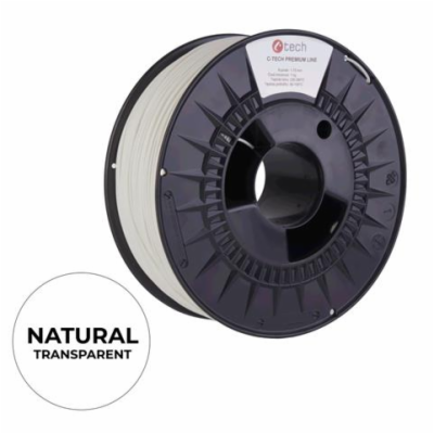 C-TECH Tisková struna (filament) PREMIUM LINE, PLA, natur...