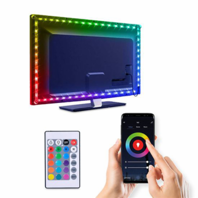 Solight LED WIFI smart RGB pásek pro TV, 4x50cm, USB