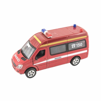 Dětské hasičské auto TEDDIES se světlem a zvukem 15cm