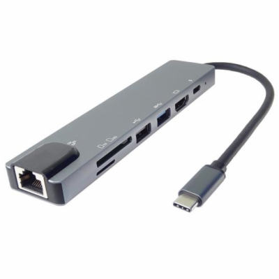 PremiumCord Adaptér USB-C na HDMI + USB3.0 + USB2.0 + PD ...