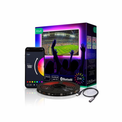 Smart LED pásek 5V 20LED/m IP44 5W RGB NOUS F7 2m Bluetoo...