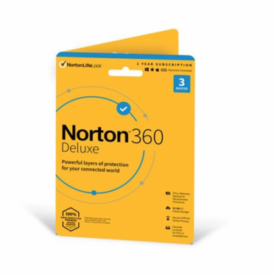 Norton 360 DELUXE 25GB + VPN 1 lic. 3 lic. 3 roky (214355...