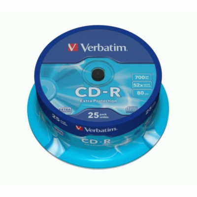 VERBATIM CD-R 25ks Extra Protection 700MB
