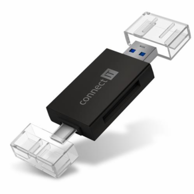 Connect IT CFF-1020-BK CONNECT IT USB-C/USB-A čtečka karet