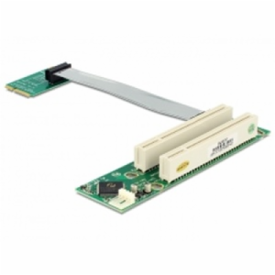 Delock Riser Card Mini PCI Express > 2 x PCI 32 Bit 5 V s...