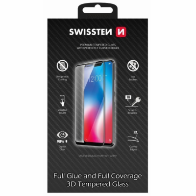 Swissten sklo Ultra Durable 3D FullGlue Glass pro Apple i...