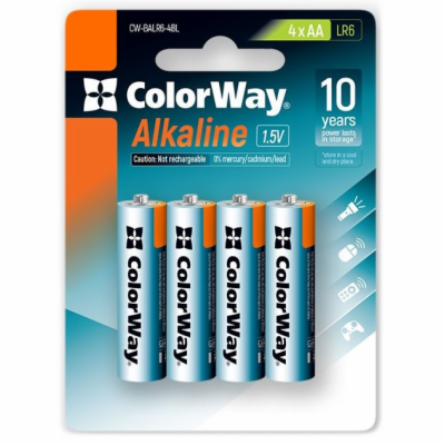 Colorway AA 4ks CW-BALR06-4BL Colorway alkalická baterie ...