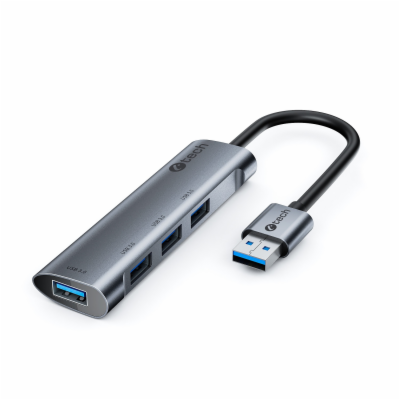 C-Tech UHB-U3-AL C-TECH UHB-U3-AL, USB Hub, 4x USB 3.2 Ge...