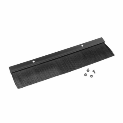 LANBERG 19" CABLE ENTRY BRUSH PANEL BLACK  