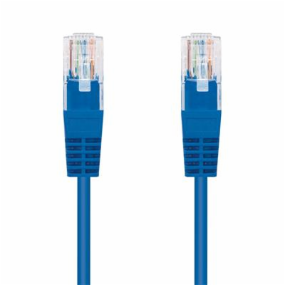C-Tech CB-PP5-05B patch, Cat5e, UTP, 0,5m, modrý C-TECH k...