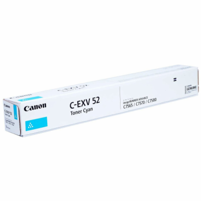 Canon originální  TONER CEXV52 CYAN iR-ADV C75xx/C77xx  6...