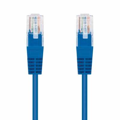 C-TECH CB-PP5-1B patch, Cat5e, UTP, 1m, modrý C-TECH Kabe...