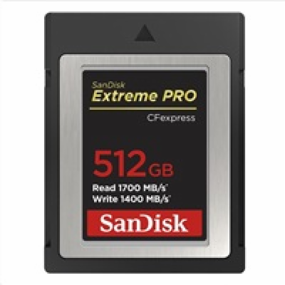 SanDisk Extreme Pro CFexpress Card 512GB, Type B, 1700MB/...