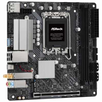 ASRock B760M-ITX/D4 WIFI / Intel B760 / LGA1700 / 2x DDR4...