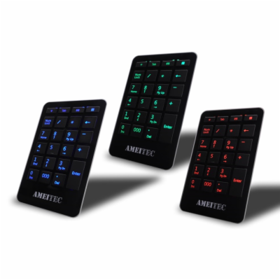 AMEI Keyboard AM-KN101B Professional Letter Blue Illumina...