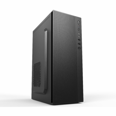 CRONO skříň DMX8 Midi Tower, bez zdroje, černá