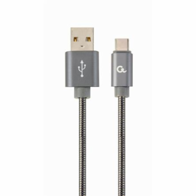 Gembird KAB051364 USB 2.0 AM na Type-C (AM/CM), 1m, šedý ...