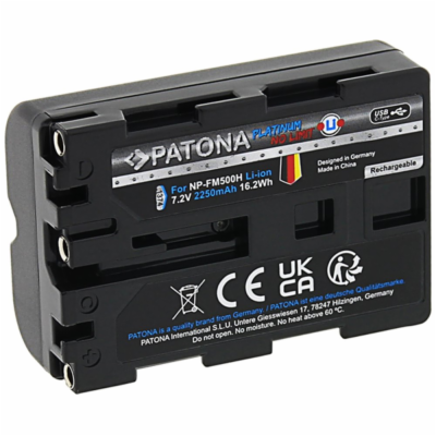 PATONA baterie pro foto Sony NP-FM500H 2250mAh Li-Ion Pla...