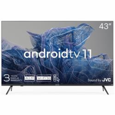 KIVI - 43 , UHD, Android TV 11, Black, 3840x2160, 60 Hz, ...