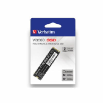 VERBATIM SSD Vi3000 Internal PCIe NVMe M.2 SSD 2TB , W 30...