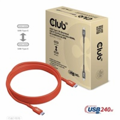 Club3D CAC-1515 Club3D kabel USB-C, Oboustranný USB-IF Ce...