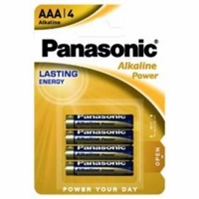 PANASONIC Alkalické baterie Alkaline Power LR03APB/4BP AA...
