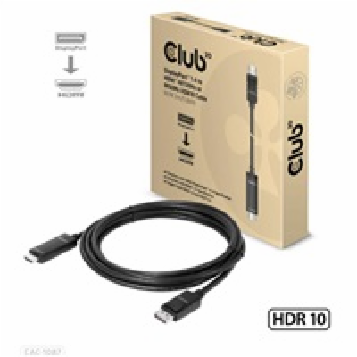 Club3D CAC-1087 Club3D kabel DP 1.4 na HDMI, 4K120Hz nebo...