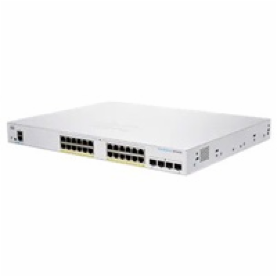 Cisco switch CBS350-24P-4G-EU (24xGbE,4xSFP,24xPoE+,195W,...