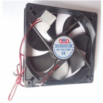 EUROCASE ventilátor 120mm (2-drát,molex)