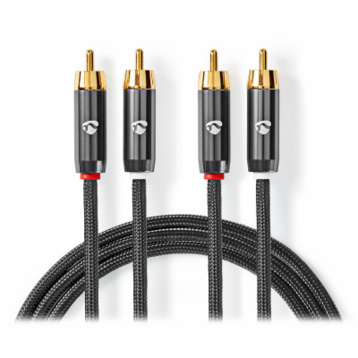 NEDIS PROFIGOLD stereo audio kabel/ 2x RCA zástrčka - 2x ...