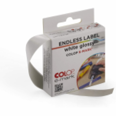 COLOP e-mark® nalepovací páska bílá lesklá, 14mm x 8m (pr...
