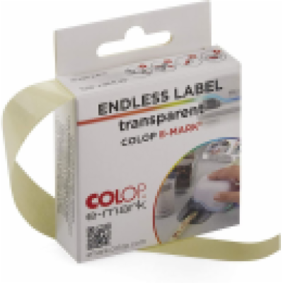 COLOP e-mark® nalepovací páska transparentní, 14mm x 8m (...