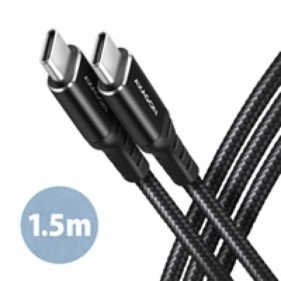 AXAGON BUCM-CM15AB, HQ kabel USB-C <-> USB-C, 1.5m, USB 2...