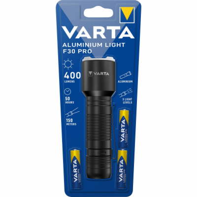 Svítilna VARTA Aluminium Light F30 Pro vč.3R3  17608