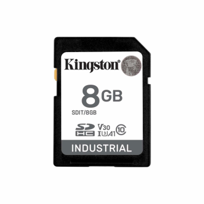 Kingston SDHC karta 8GB Industrial pSLC