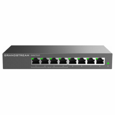 Grandstream GWN7701P Unmanaged Network Switch 8 portů / 4...