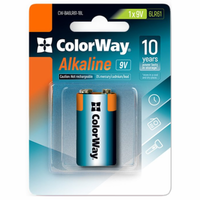 Colorway 9V 1ks CW-BA6LR61-1BL Colorway alkalická baterie...
