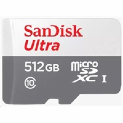 Sandisk MicroSDXC karta 512GB Ultra (100MB/s, Class 10 UH...