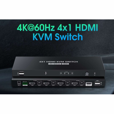 PremiumCord khswit41e PREMIUMCORD HDMI switch, 4K@60Hz HD...