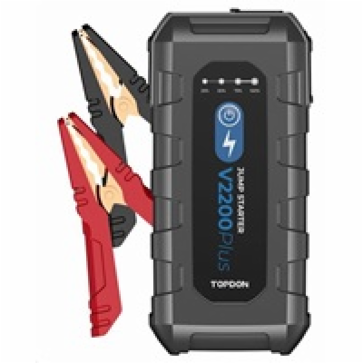 TOPDON Car Jump Starter V2200Plus, 1600mAh