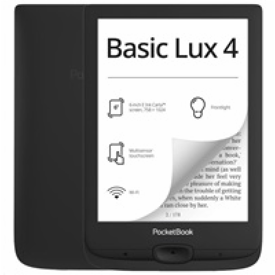 POCKETBOOK e-book reader 618 BASIC LUX 4 INK BLACK/ 8GB/ ...
