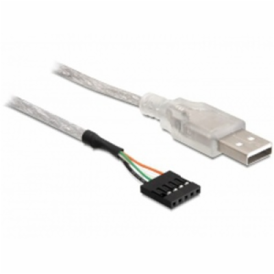 Delock kabel USB 2.0-A samec na pinový konektor (83078)