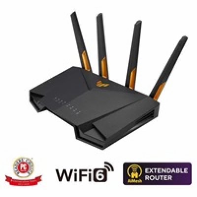 ASUS TUF-AX4200 (AX4200) WiFi 6 Extendable Gaming Router,...