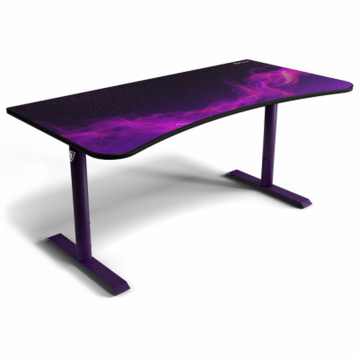 AROZZI herní stůl ARENA Gaming Desk Deep Purple Galaxy