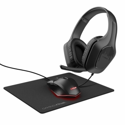 TRUST Sada sluchátka + myš + mousepad GXT 790 3v1 Gaming ...