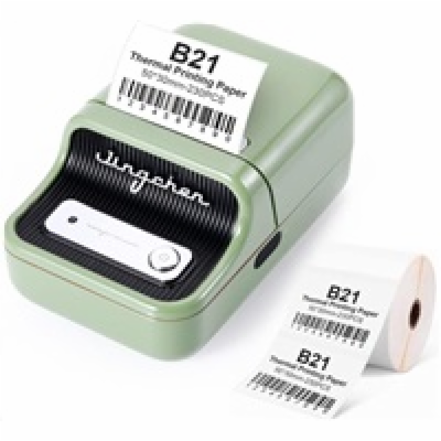 Niimbot Tiskárna štítků B21S Smart, zelená + role štítků ...