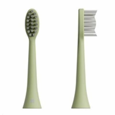 TESLA Smart Toothbrush TS200 Brush Heads Green 2x