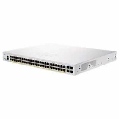 Cisco switch CBS250-48P-4G-UK (48xGbE,4xSFP,48xPoE+,370W)...
